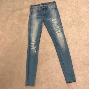 American Eagle Distressed Skinny Jeans